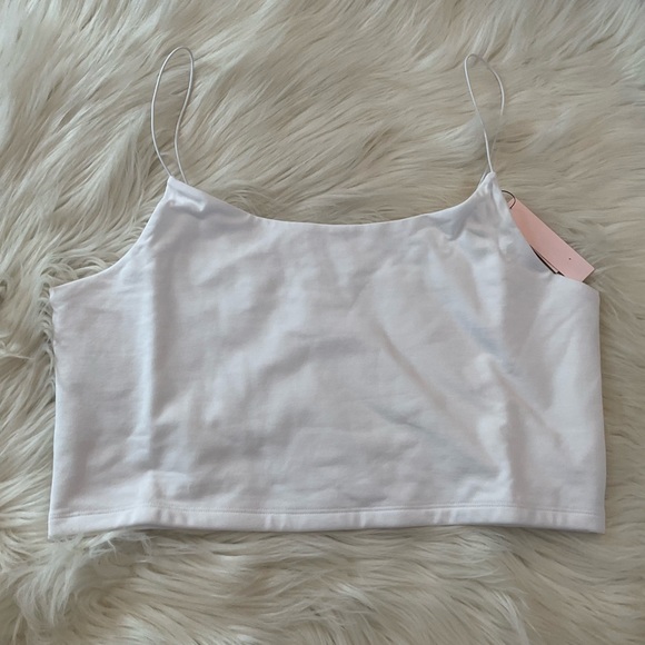 Victoria’s Secret Cotton Tank Top - NWT - Size Large - White - Picture 3 of 9